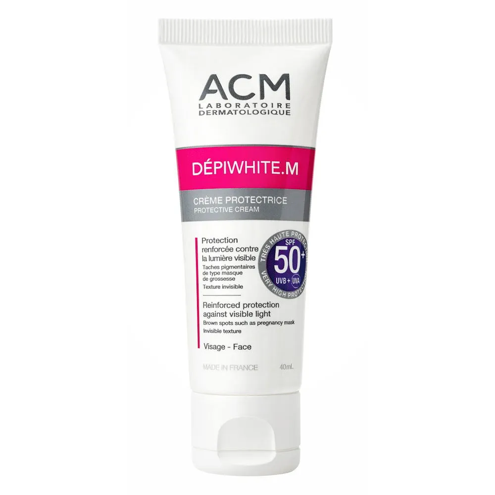 ACMDepiwhiteMInvisibleSunscreenCreamSPF50-50ml.webp ايه سي ام ديبي وايت ام كريم الوقاية من الشمس غير مرئي بعامل حماية 50 - 50 مل - الصورة 1