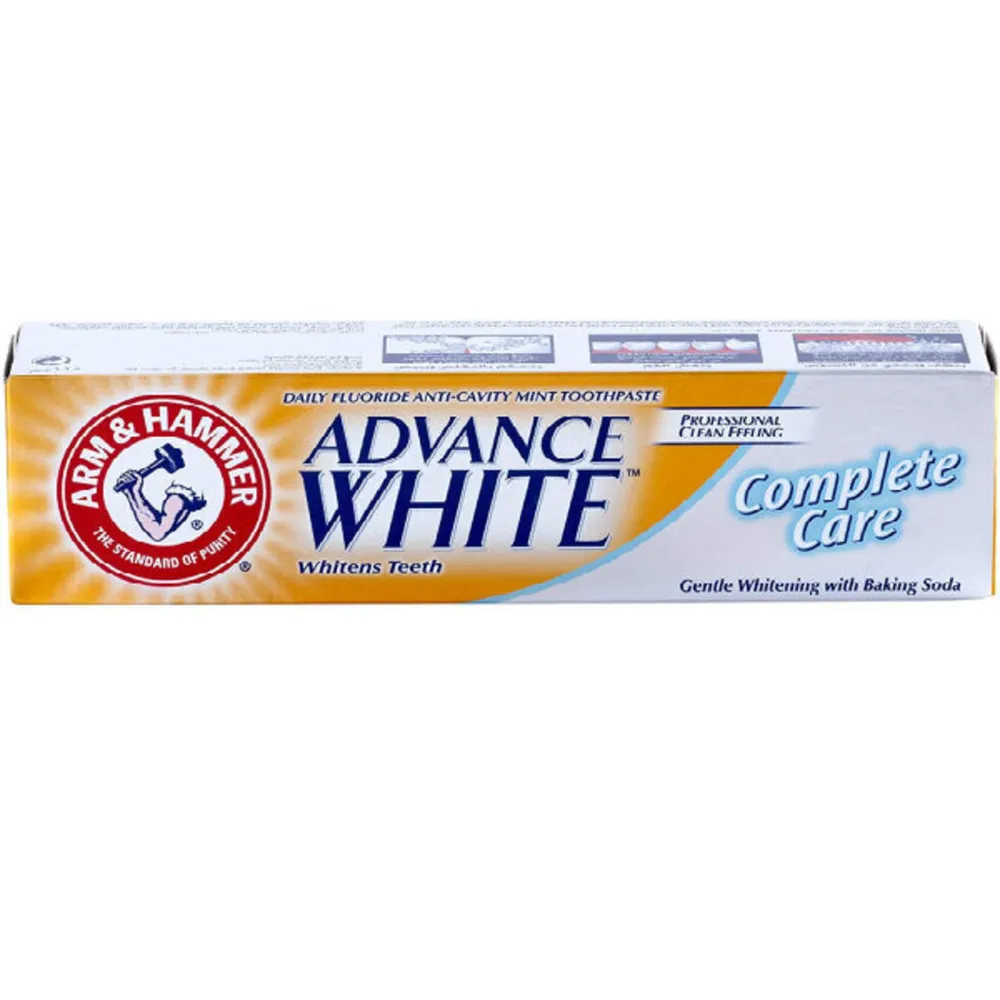 ArmHammerAdvanceWhiteToothpaste115mlCompleteCare.webp ارم هيمر معجون اسنان ادفانس وايت 115 مل عناية كاملة - الصورة 1
