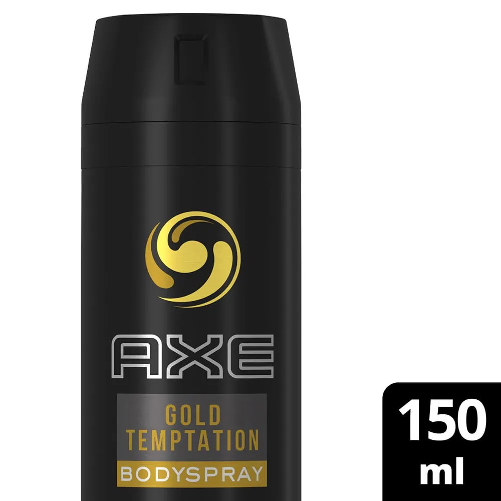 AxeDeodorantSprayGoldTemptation150ml.webp اكس مزيل عرق بخاخ جولد تيمبشن 150مل - الصورة 1
