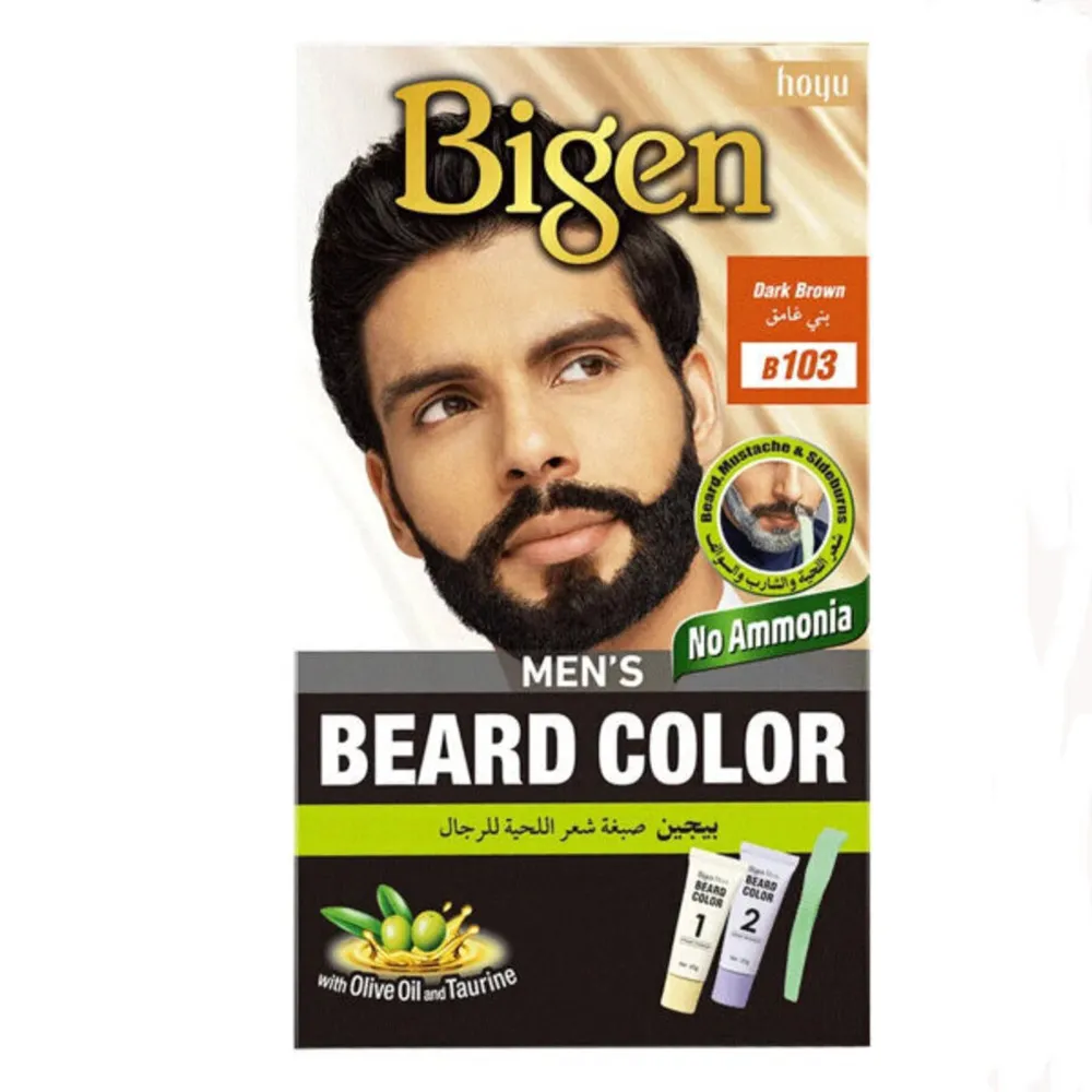 BaygonBeardHairDye40gB103DarkBrown.webp بايجون صبغه شعر لحيه 40 جم B103 بني غامق - الصورة 1