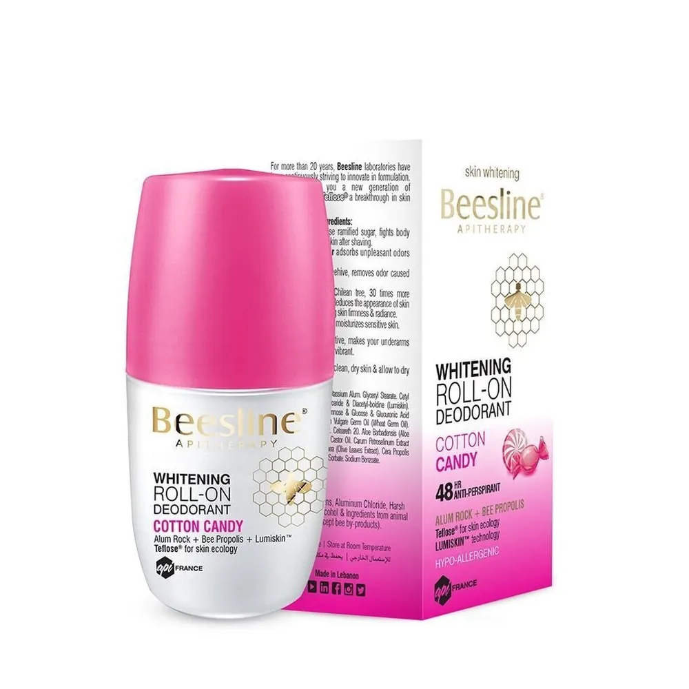 BeeslineRoll-OnDeodorant50mlCottonSoftness.webp بيزلين مزيل عرق رول 50 مل نعومه القطن - الصورة 1