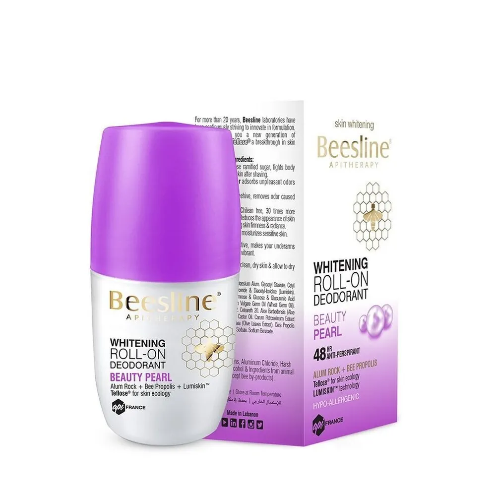 BeeslineRoll-OnDeodorant50mlLuluShine.webp بيزلين مزيل عرق رول 50 مل تالق اللولو - الصورة 1