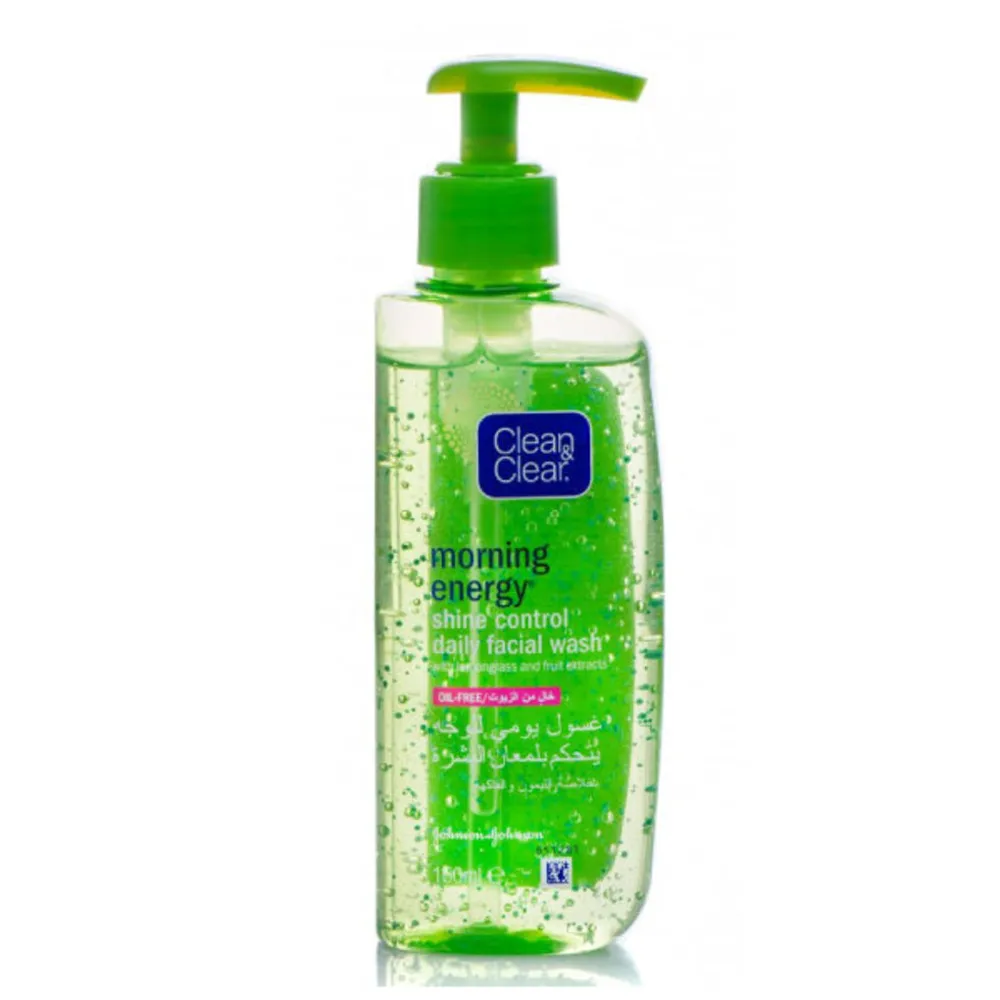 CleanClearDailyWash150mlControlsShine.webp كلين كلير غسول يومي 150مل ايتحكم بلمعان البشره ظغاط - الصورة 1