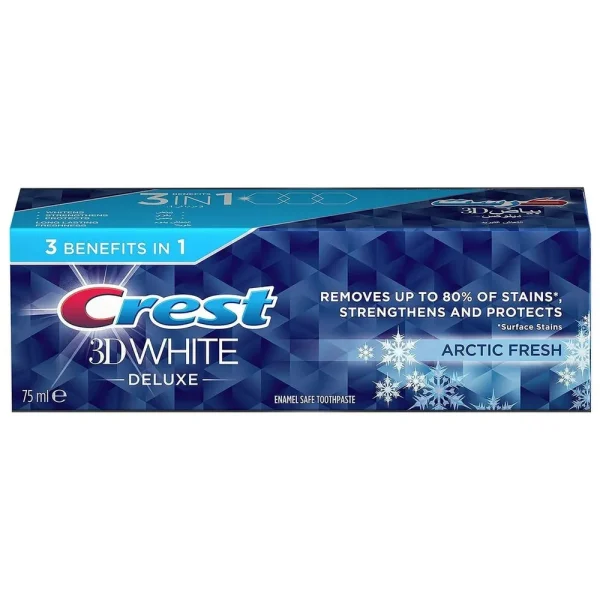 كرست معجون اسنان 3 دي بياض ديلوكس 75 مل  انتعاش التبريد