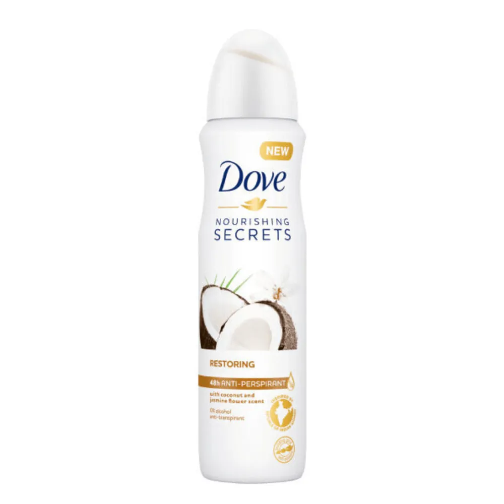 DoveDeodorantSpray150mlCoconutJasmine.webp دوف مزيل عرق بخاخ 150 مل جوزالهند والياسمين - الصورة 1