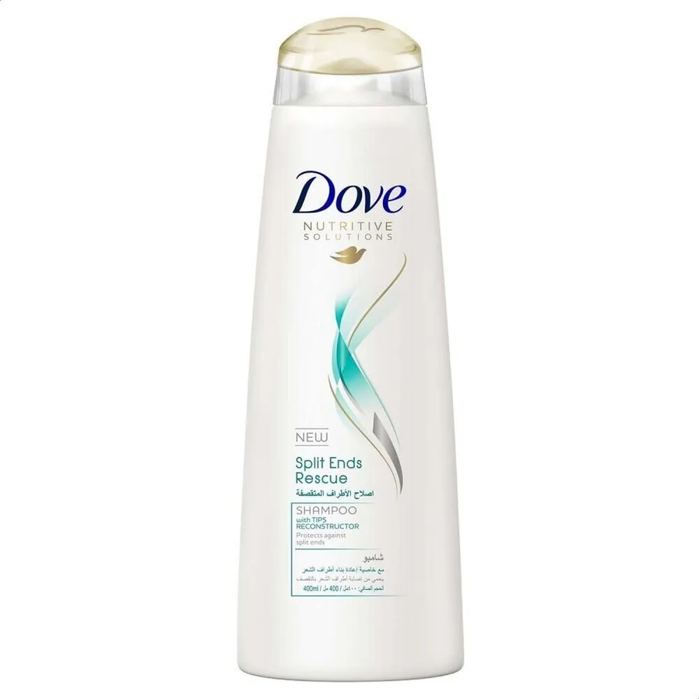 DoveHairShampoo400mlSplitEndProtection.webp دوف شامبو شعر 400 مل حمايه من تقصف الاطراف - الصورة 1