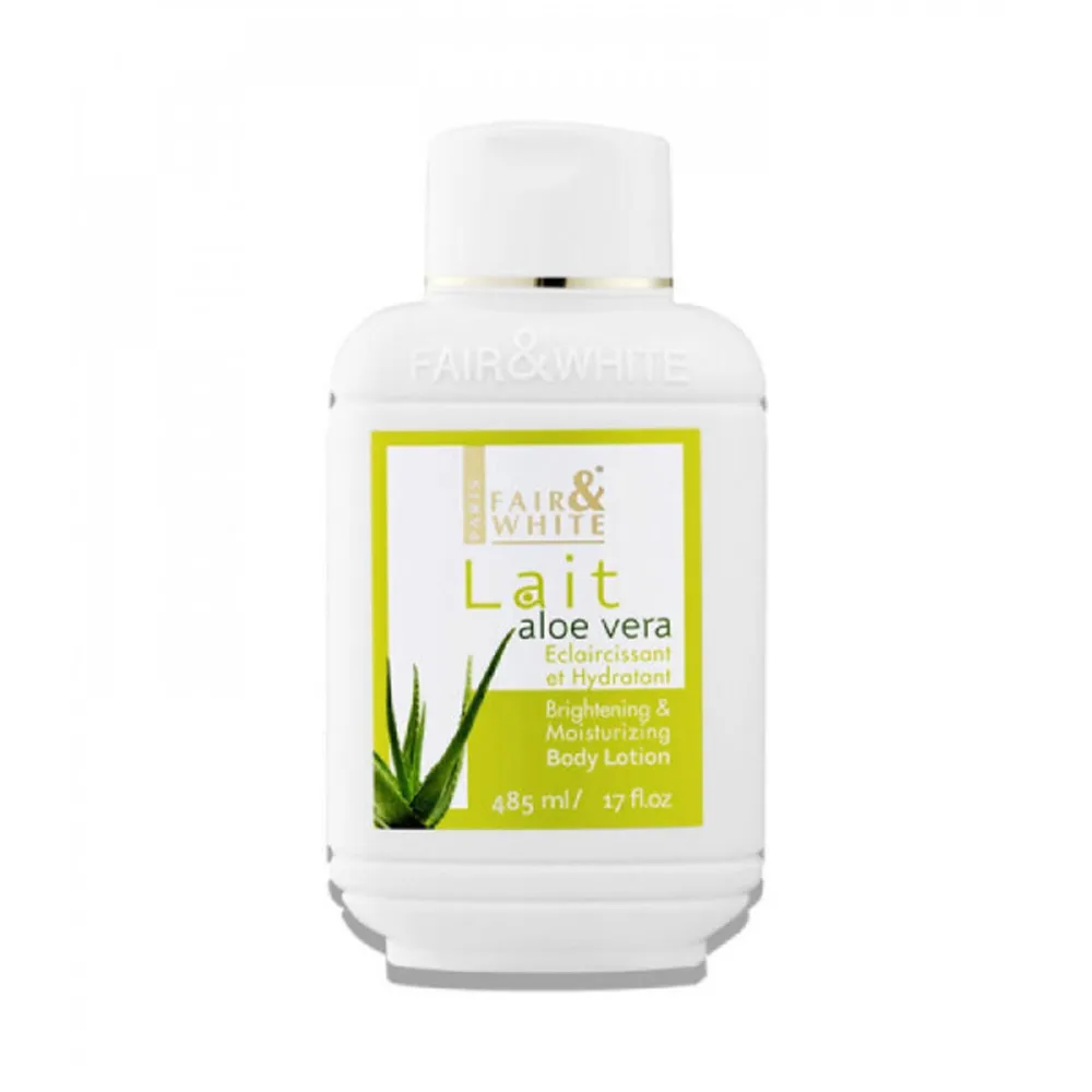 FairWhiteMoisturizingBodyLotion485mlwithAloeVera.webp فير اند وايت لوشن جسم مرطب 485 مل بالصبار - الصورة 1