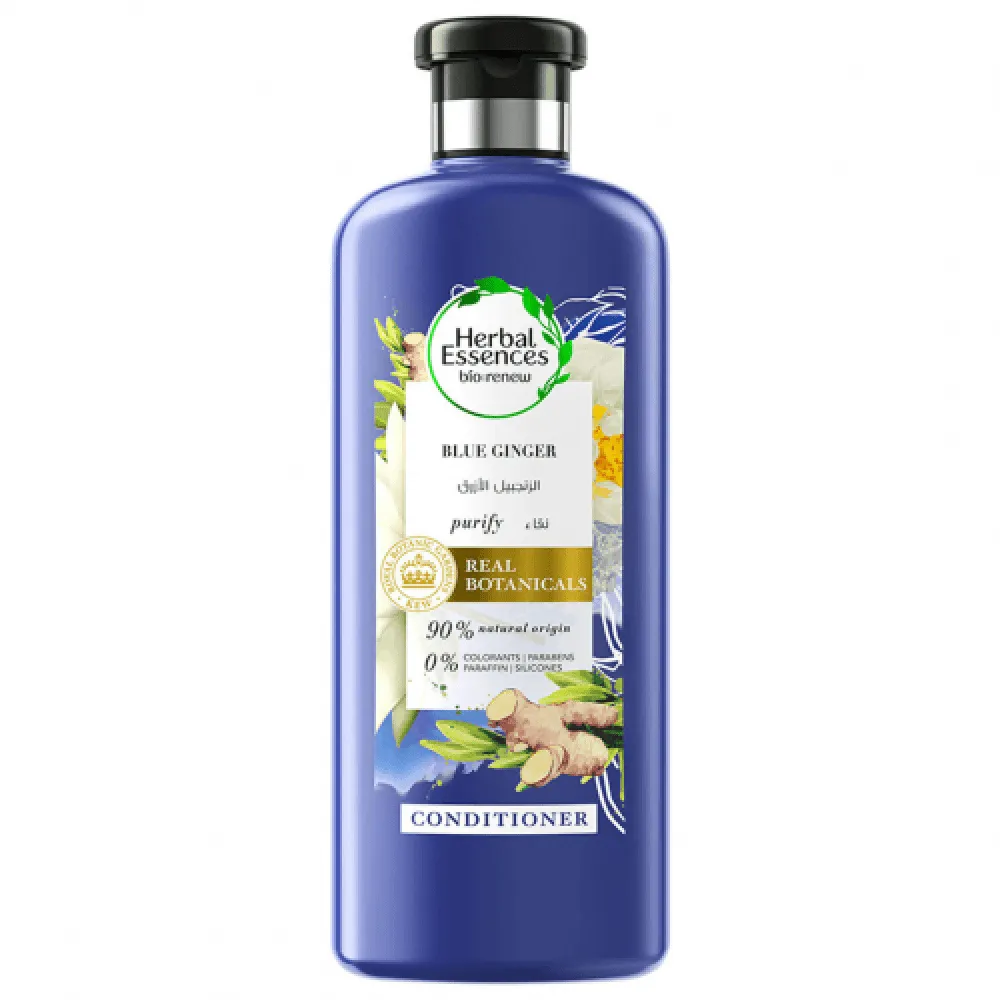 HerbalBlueGingerConditioner400ml.webp هيربال بلسم الزنجبيل الازرق 400مل - الصورة 1