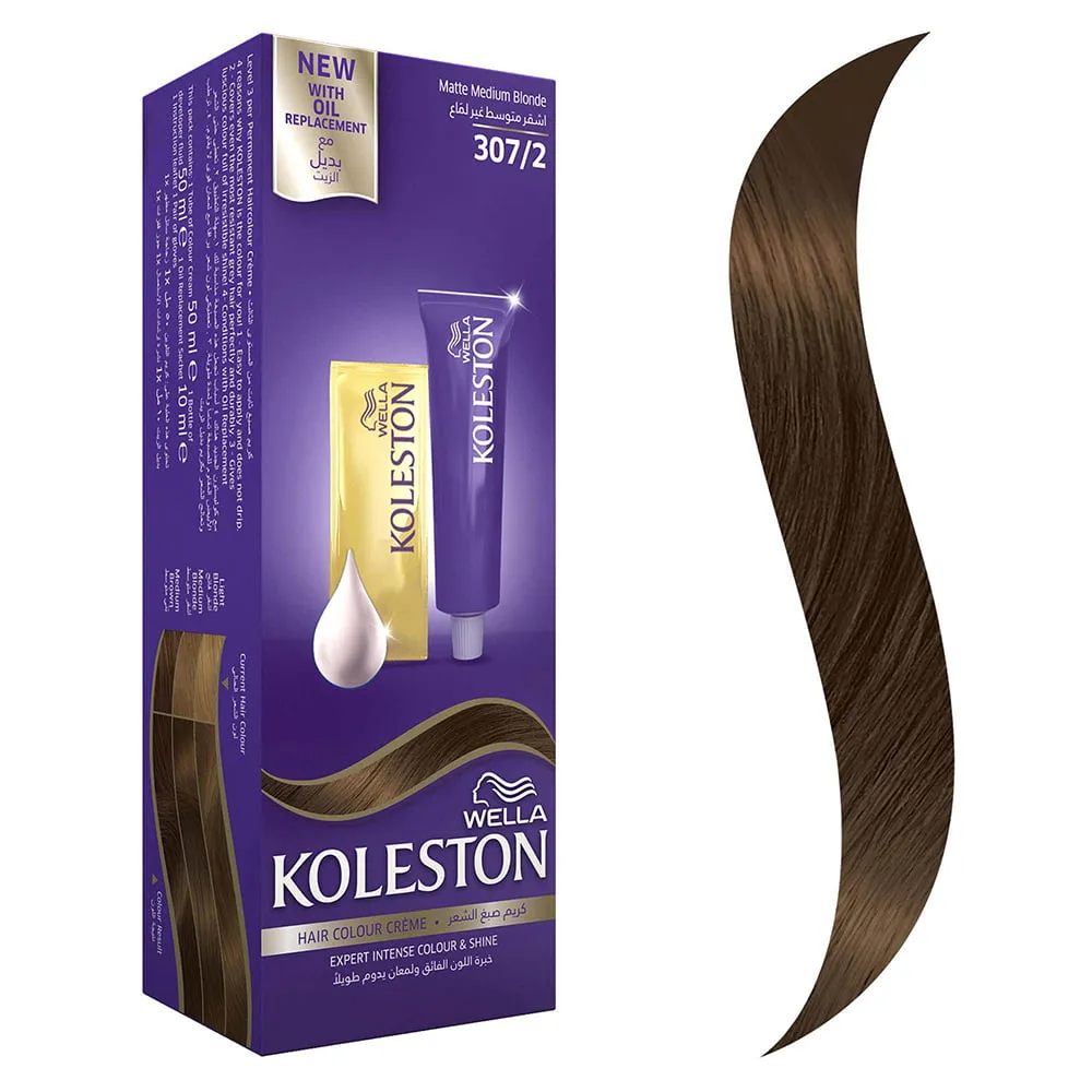 KolestonMaxiHairDye50ml3072MediumBlondeMatte.webp كوليستون صبغه شعر ماكسي 50 مل 307/2 اشقر متوسط غير لماع - الصورة 1