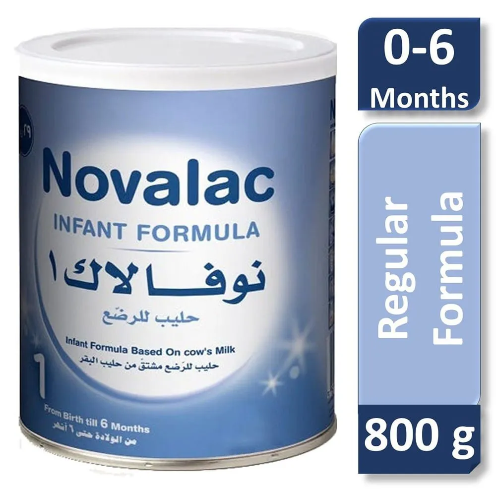 NovalacInfantMilk1frombirthto6months800grams.webp حليب أطفال نوفالاك (1) من الولادة ل 6شهور 800 جرام - الصورة 1