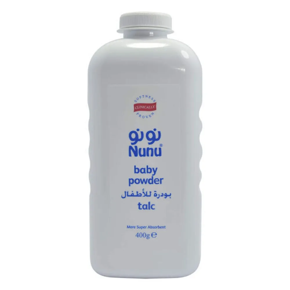NunuBabyPowder400g.webp نونو بودره اطفال 400 جم - الصورة 1
