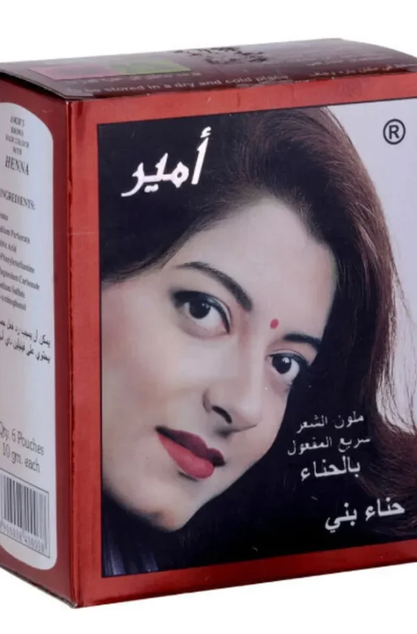 اميره صبغه شعر حنا 10 جم بني