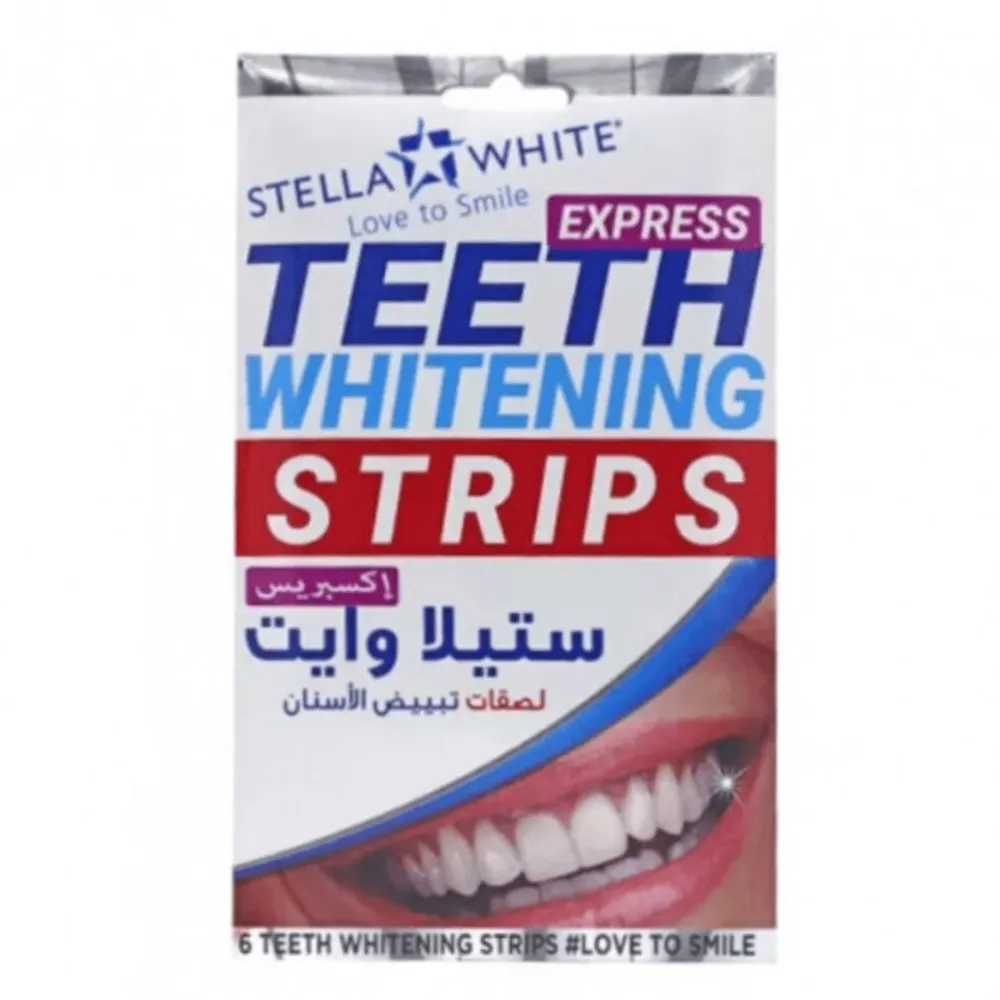 StellaWhiteTeethWhiteningStrips6Strips.webp ستيلا وايت لصقات تبيض الاسنان 6 لصقة - الصورة 1