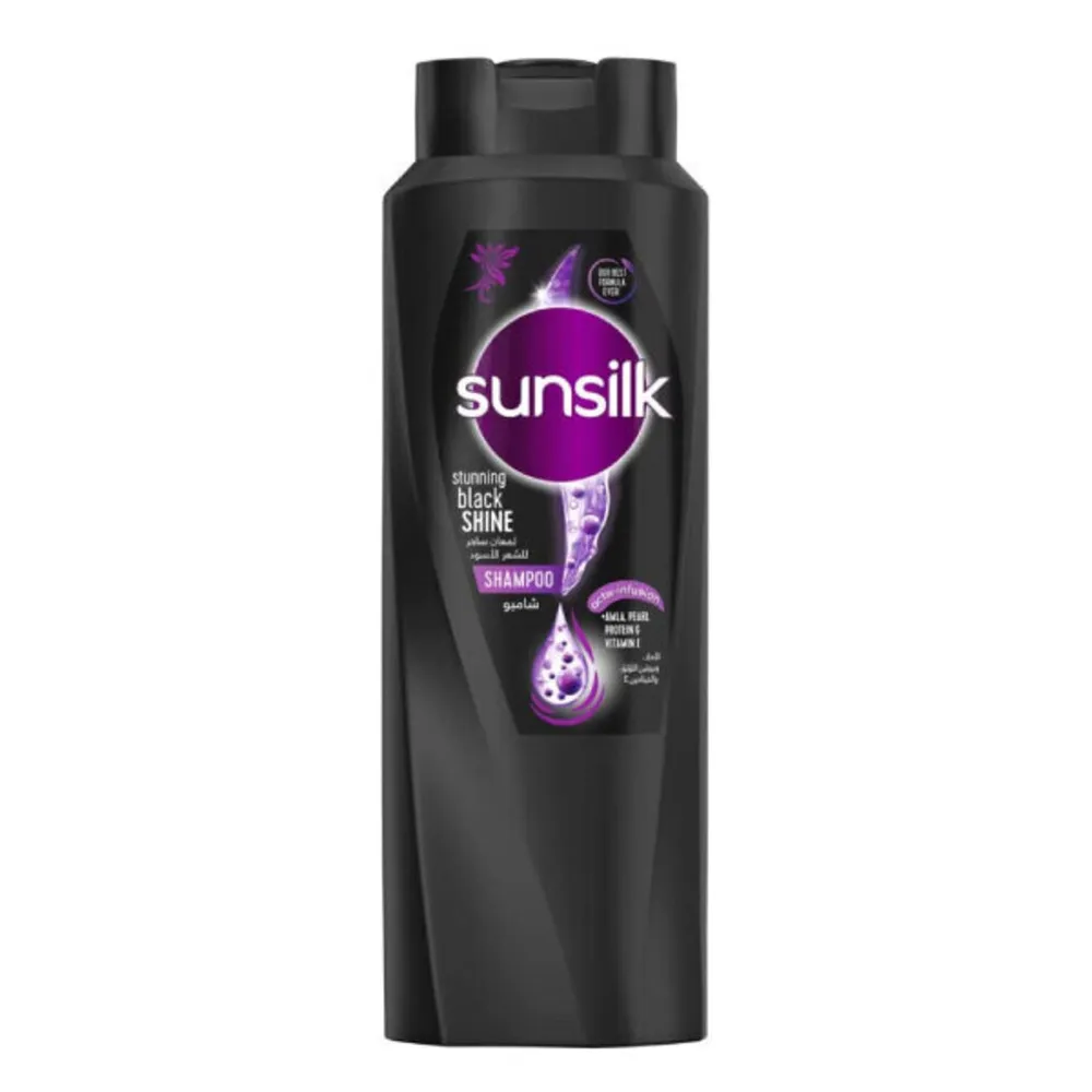 SunsilkHairShampoo700mlBlack.webp صانسيلك شامبو شعر 700 مل اسود - الصورة 1