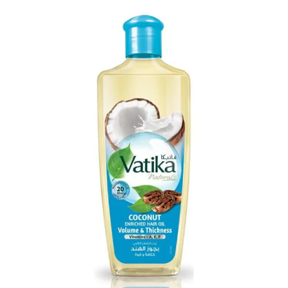 VatikaHairOil300mlCoconut.webp فاتيكا زيت شعر 300 مل جوز الهند - الصورة 1