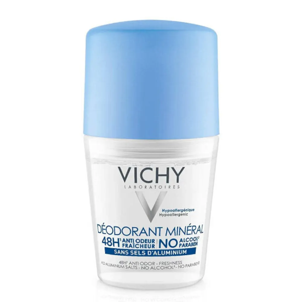 VichyRoll-OnDeodorant50mlAnti-OdorBlue.webp فيتشي رول مزيل العرق 50مل المضاد للروائح ازرق - الصورة 1